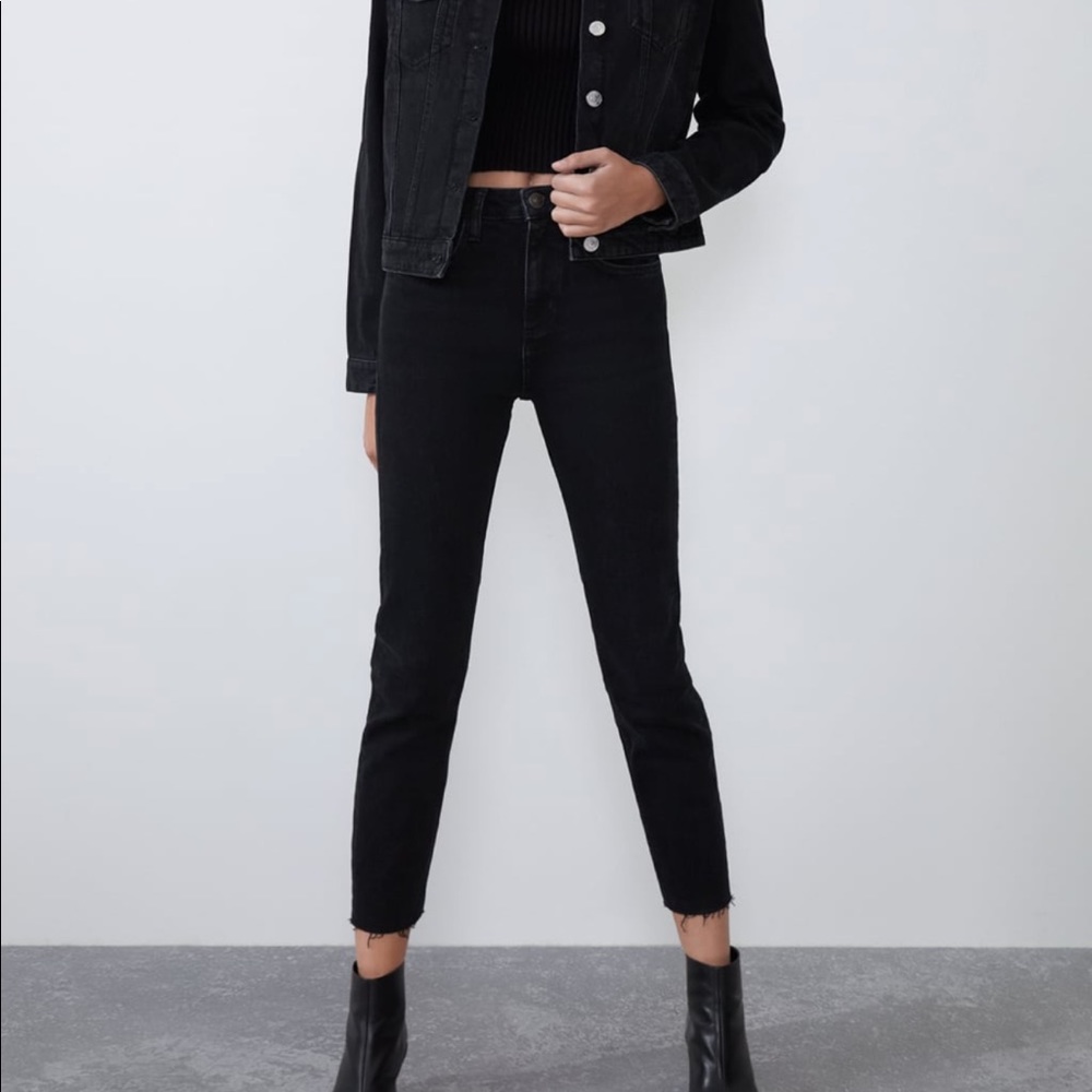 Zara slim fit high waist jeans